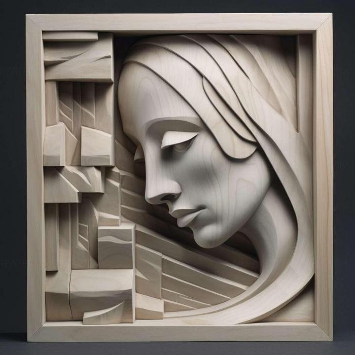 نموذج ثلاثي الأبعاد لآلة CNC 3D Art 